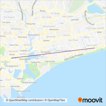 Scheme B Bus线路的覆盖范围