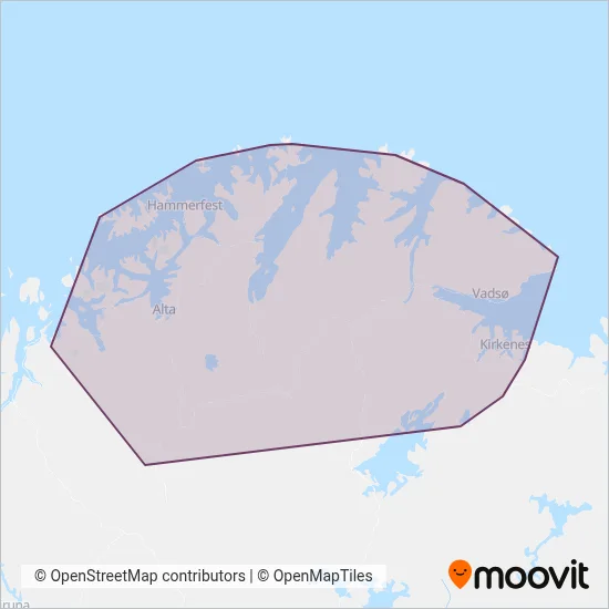 Snelandia (Bus) coverage area map