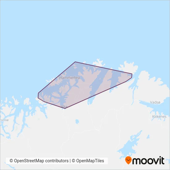 Snelandia (Ferry) coverage area map