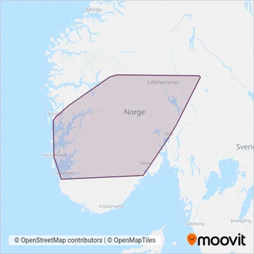 NOR-WAY coverage area map