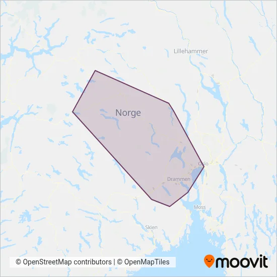 Brakar (Bus) coverage area map