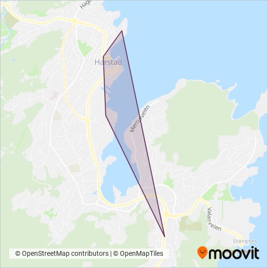 Torghatten coverage area map