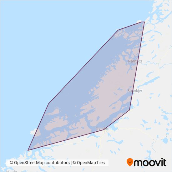 AtB coverage area map