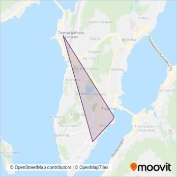 Bussring coverage area map