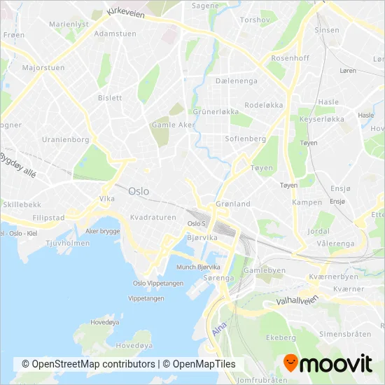 Fjord Tours coverage area map