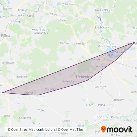 AŽD Praha, s.r.o. coverage area map