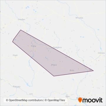 Схема покрытия компании Railway Capital a.s.