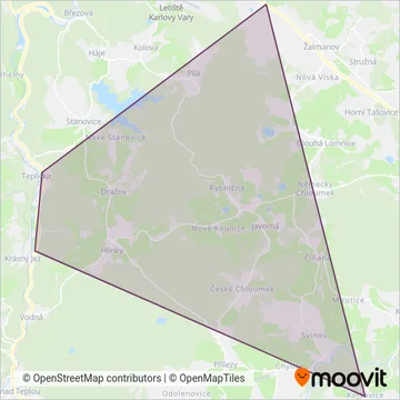 Autodoprava Daniel Sládek s.r.o. coverage area map