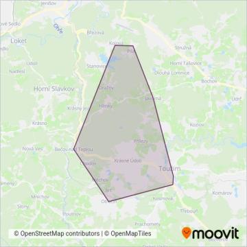 Cvinger bus s.r.o. coverage area map