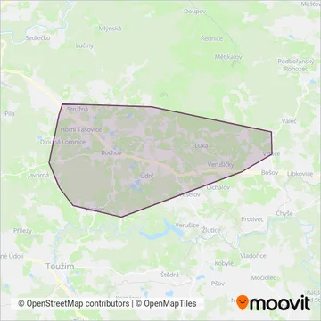 PECHOČIAKOVÁ - ZEPRA, s.r.o. coverage area map
