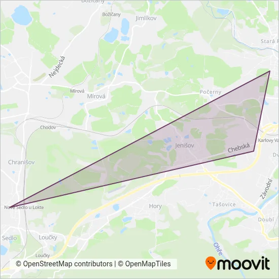 AD Ligneta regionalbus s.r.o. coverage area map