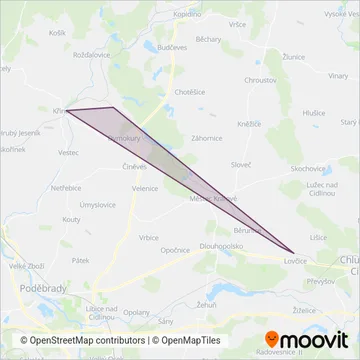 Mapa pokrytí Kolej Klub, z.s.