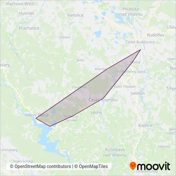 Mapa pokrytí Rail system, s.r.o.