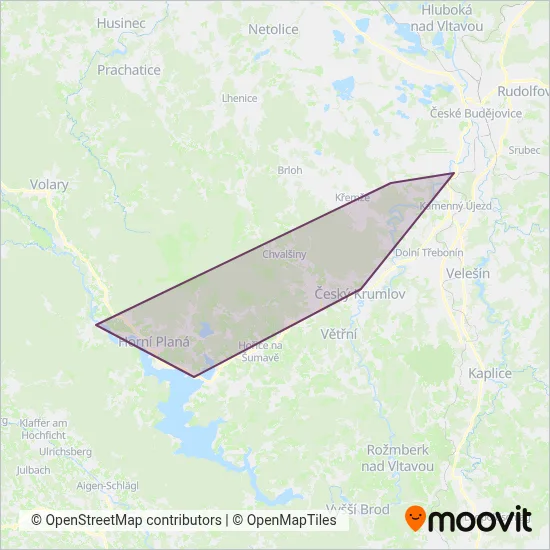 Rail system, s.r.o. coverage area map