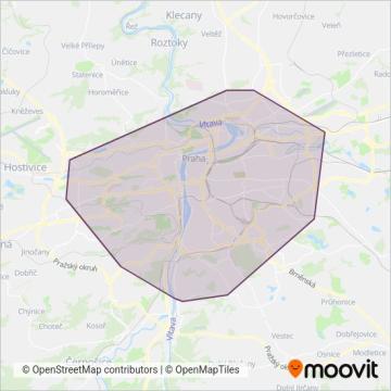 Схема покрытия компании DPP (Трамвай)