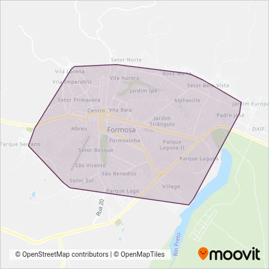 ECC TRANSLOG (MUNICIPAL) coverage area map