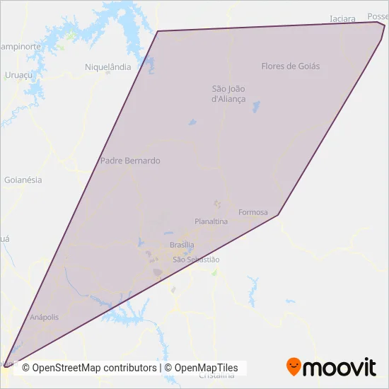 Amazônia Inter - (SEMIURBANO) coverage area map
