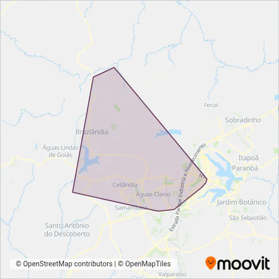 São José coverage area map