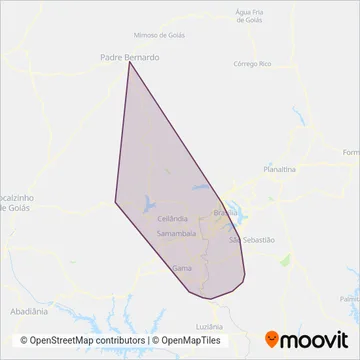 UTB coverage area map