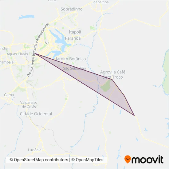 Santa Izabel coverage area map