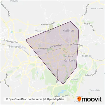 EGO ÖHO coverage area map