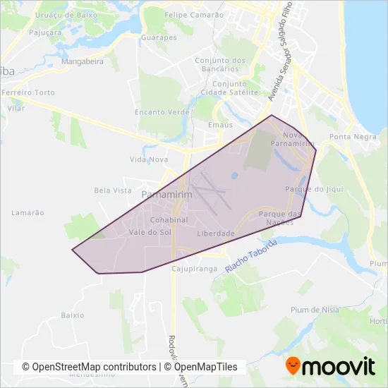 ASTIP coverage area map