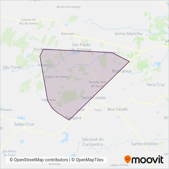 Alves coverage area map