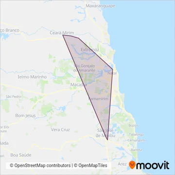 CBTU coverage area map