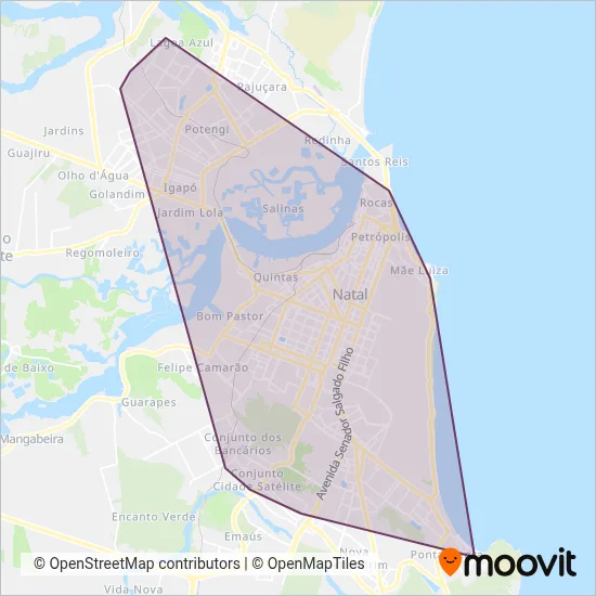 Reunidas coverage area map