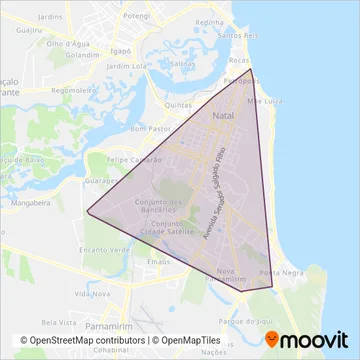 Santa Maria coverage area map