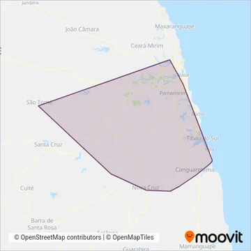 Opcional coverage area map