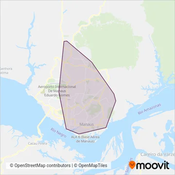 Operação Compartilhada coverage area map