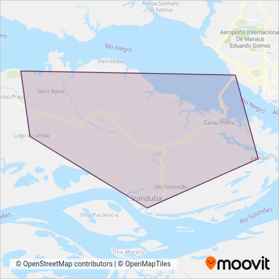 ARSEPAM coverage area map