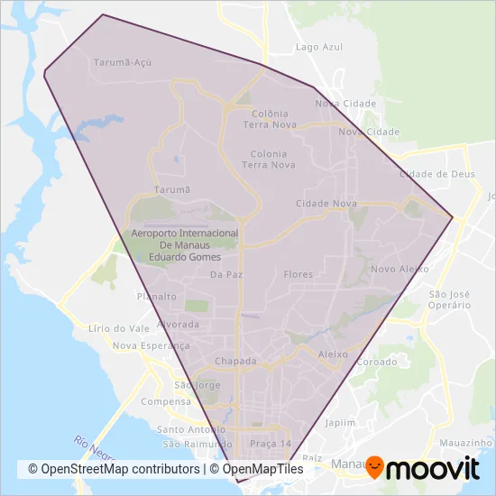 São Pedro coverage area map