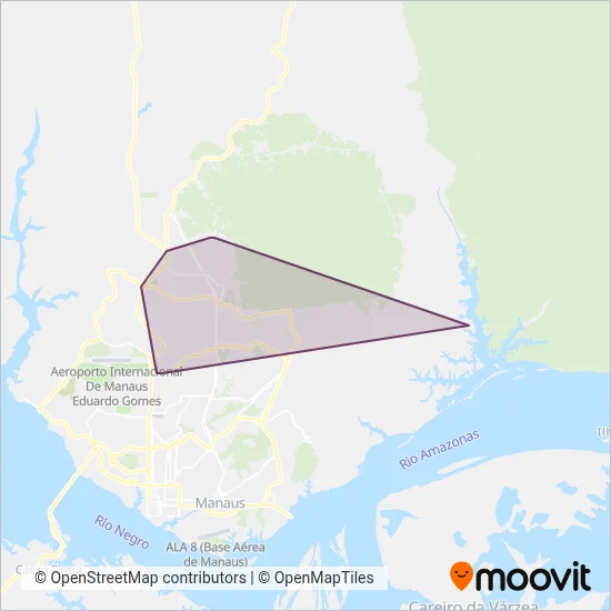 Líder coverage area map