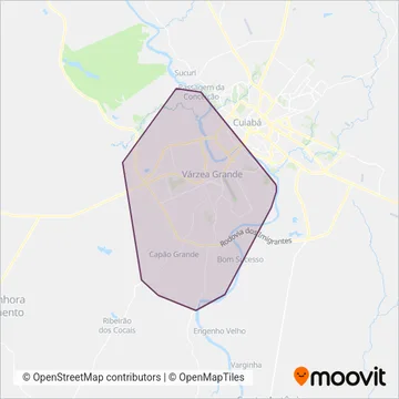 União coverage area map