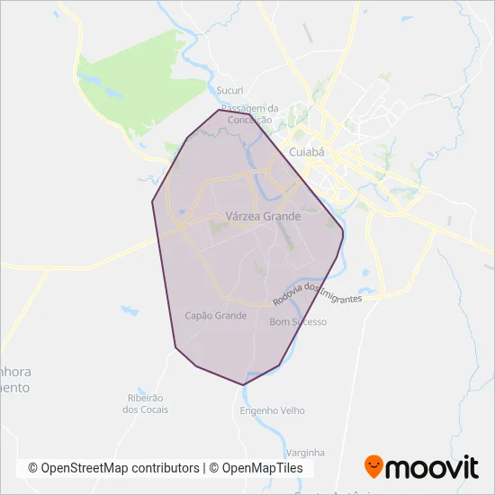 União coverage area map
