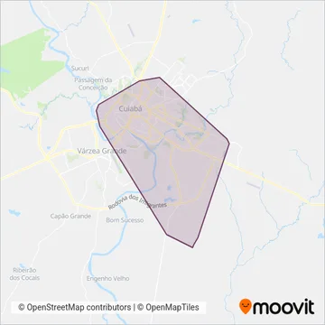 Integração coverage area map