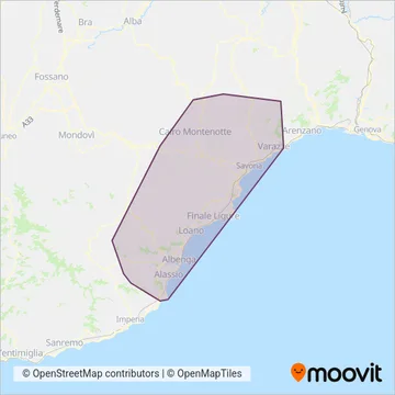 TPL Linea coverage area map