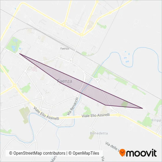 Area coperta dal servizio di Green-Go Bus