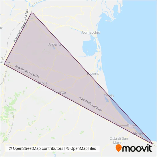 Area coperta dal servizio di Servizi Turistici