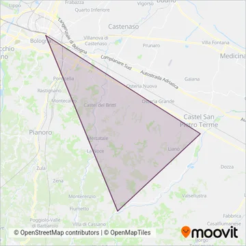 SACA coverage area map