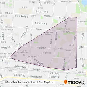 부일버스(마) coverage area map