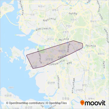 남양여객 coverage area map