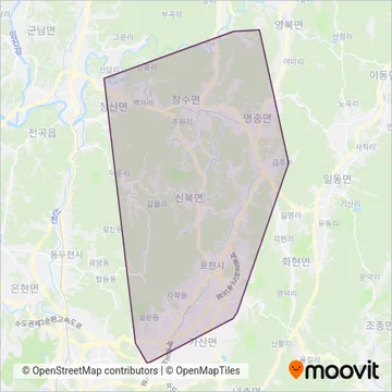 포천상운 coverage area map