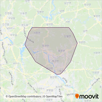 금강고속 coverage area map