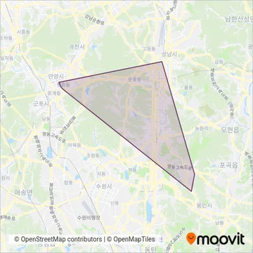 대원버스 coverage area map
