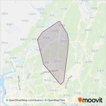 대양운수 coverage area map