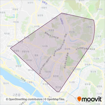 신성운수 coverage area map