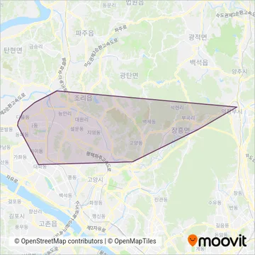 신성여객 coverage area map